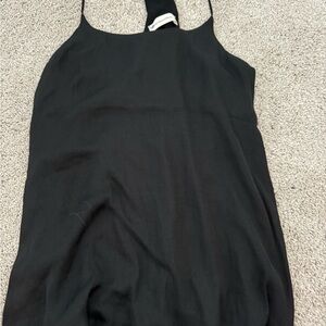 The impeccable pig black silky tank top